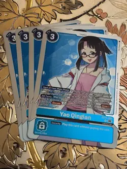 Digimon Card Game Playset Yao Qinglan Rare Dawn of Liberator EX11-058 R - Image 1
