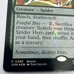 Magic The Gathering P 0285 Radioactive Spider Foil Promo Card (MTG) - Image 3
