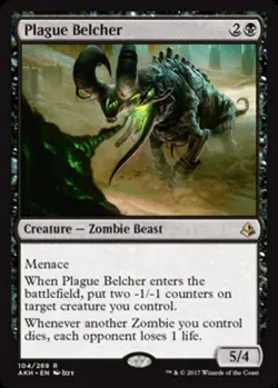 Plague Belcher ~ Near Mint Amonkhet MTG Magic UltimateMTG Black Card - Image 1