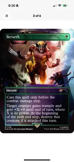MTG Secret Lair X Marvel (Wolverine) - FOIL - Confirmed Pre Order ✅ - Image 3