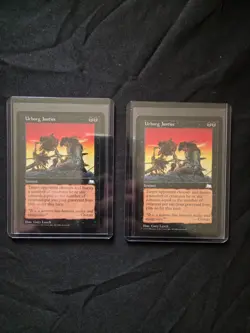 MTG Urborg Justice X2, Weatherlight release, EXCELLENT cond. RARE 1997 - Image 1