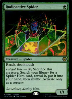 Radioactive Spider Foil – Unique and Miscellaneous Promos 285 LCI • P - Image 1