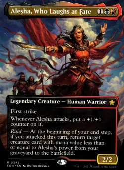 Alesha, Who Laughs at Fate (Borderless) – Foundations 343 FDN • R - Image 1
