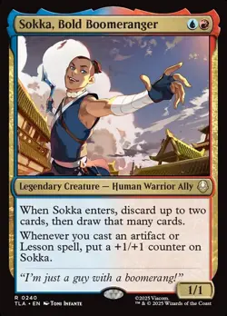 MTG Sokka, Bold Boomeranger ** Avatar: The Last Airbender ** English - Image 1