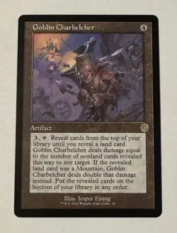 MTG Goblin Charbelcher - The Brothers' War Retro Frame Artifacts LP - Image 1