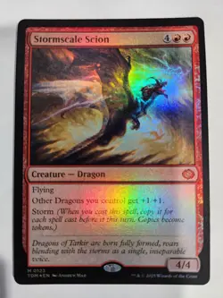 Stormscale Scion 0123 Foil Magic The Gathering Tarkir Dragonstorm - Image 1