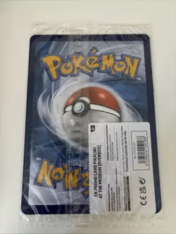 Pikachu At The Museum Pokemon Card Jumbo - Image 2