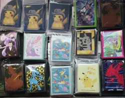Pokemon TCG: 15 Sealed Card Sleeves Mixed Lot [Multiple Styles] (65 Sleeves Per) - Image 1