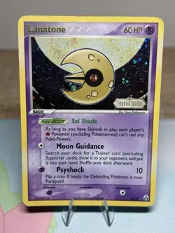 Lunatone 20/92 Ex Legend Maker Stamped Reverse Holo Rare Pokemon TCG Card MP HP - Image 1