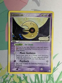 Lunatone 20/92 Ex Legend Maker Stamped Reverse Holo Rare Pokemon TCG Card MP HP - Image 2