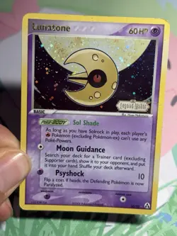 Lunatone 20/92 Ex Legend Maker Stamped Reverse Holo Rare Pokemon TCG Card MP HP - Image 3