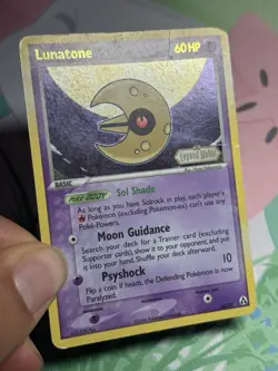 Lunatone 20/92 Ex Legend Maker Stamped Reverse Holo Rare Pokemon TCG Card MP HP - Image 4