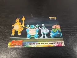 Pokemon TCG Round One Equals Defeat Pokemon Topps Mewtwo Strikes Back 26 - Image 1