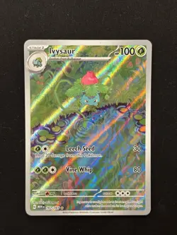 Pokemon Ivysaur Illustration Rare Holo Sv: Scarlet & Violet 151 167/165 Eng 100… - Image 2