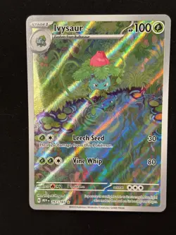 Pokemon Ivysaur Illustration Rare Holo Sv: Scarlet & Violet 151 167/165 Eng 100… - Image 3