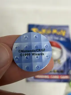 Pokemon 1999 Base Set 2-Player Starter Set MANUAL COIN & STONES ONLY - Image 2