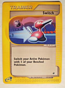 SWITCH 157/165 - NON-HOLO - Expedition - eREADER - WOTC POKEMON CARD - NM/M - Image 1