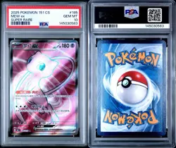 2025 Pokemon TCG - Mew EX 185/151 - 151 Chinese - PSA 10 GEM MINT Super Rare - Image 3
