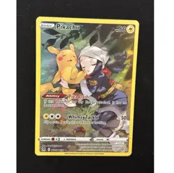 Pokemon Pikachu Ultra Rare Holo Swsh11 Lost Origin TG05/TG30 Eng 2022 60 HP - Image 1