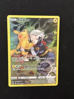 Pokemon Pikachu Ultra Rare Holo Swsh11 Lost Origin TG05/TG30 Eng 2022 60 HP - Image 2