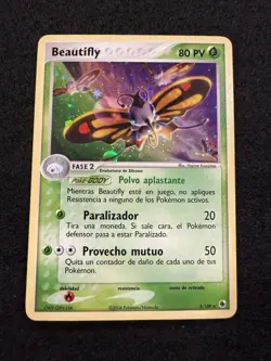 Pokemon Beautifly Holo 2/109 Italian from Ruby and Sapphire in Nm condition!! - Image 1