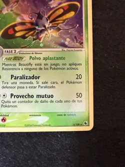 Pokemon Beautifly Holo 2/109 Italian from Ruby and Sapphire in Nm condition!! - Image 5