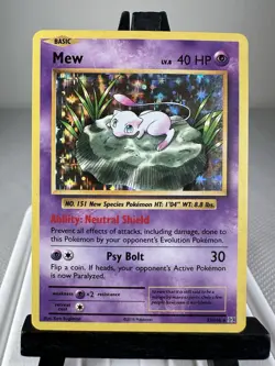 Pokemon TCG Mew 53/108 Holo Rare XY: Evolutions MP - Image 1