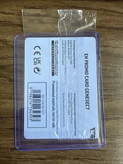 Pokemon Sealed Genesect 008/094 Phantasmal Flames Stamped Best Buy Promo - Image 2