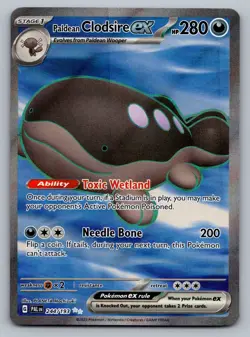 Pokemon TCG SV02: Paldea Evolved Paldean Clodsire ex 244/193 - Image 1