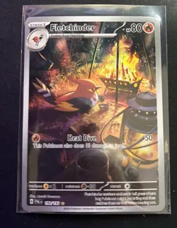 Pokemon TCG Fletchinder 199/193 Sv02: Paldea Evolved Holo - Image 1
