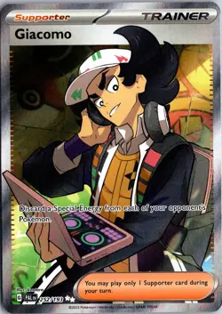Giacomo 252/193 Ultra Rare Paldea Evolved Pokemon Near Mint - Image 1