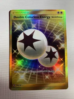 Pokemon TCG Double Colorless Energy DCE 166/145 Guardians Rising SECRET Gold - Image 1