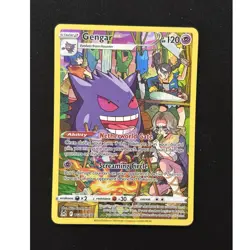Pokemon Gengar Ultra Rare Full Art Holo Lost Origin TG06/TG30 Eng 120 HP - Image 1