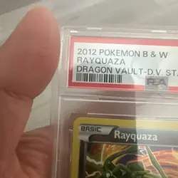Rayquaza #11/20 - 2012 Pokemon Dragon Vault Stamped Promo - psa 9 LOW POP! - Image 3