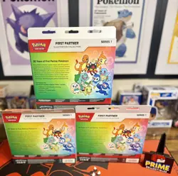 Pokemon First Partner Illustration Collection Series 1 (LOT OF 3)!!! - Image 2