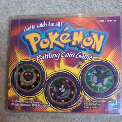 Vintage Pokemon Battling Coin Game 2000 - Venonat, Nidoking, Oddish - Image 1