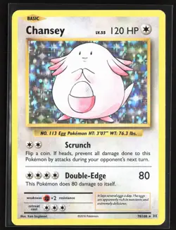 Pokemon TCG - Chansey Holo Holo Rare XY - Evolutions 70/108 MP - Image 1