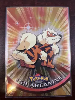 Topps #59 Arcanine Black Logo Series 1 Foil #ML - Image 1