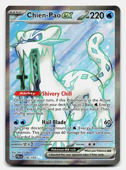 CHIEN-PAO EX PALDEA EVOLVED 236/193 NM ULTRA RARE POKEMON - Image 2