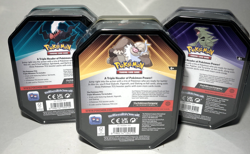 NEW Pokemon TCG Triple Whammy Collector Tins - Complete 3x Sealed Tin Set - Image 2