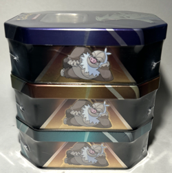 NEW Pokemon TCG Triple Whammy Collector Tins - Complete 3x Sealed Tin Set - Image 4