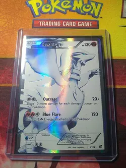 Pokemon TCG Reshiram Illustration Rare 113/114 Black And White 2011 LP - Image 1