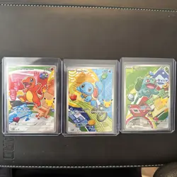 Pokemon TCG First Partner Illustration Collection Series 1 Kanto GEN 1 Set - Image 1