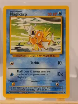 Magikarp Base-Set (35/102) Uncommon English NM Pokemon Vintage - Image 1
