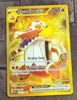 Pokemon: SV02: Paldea Evolved: Holofoil Skeledirge ex (272/193): LP Condition - Image 1