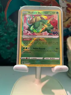 Radiant Venusaur 004/078 Pokemon GO Holo - Image 1