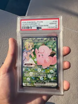 2025 Pokemon #184/159 Lillie's Clefairy ex Special Illustration Rare PSA 10 - Image 1