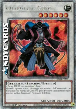 GUARDIANO GOYO • (Goyo Guardian) • Segreta Platino • RA03 IT202 • 1Ed • Yugioh! - Image 1