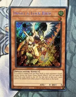 Droll & Lock Bird - RA02-EN006 Yugioh Secret Rare 1st Edition NM - Image 1