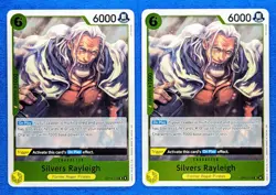 2x Silvers Rayleigh OP14-108 R | The Azure Sea's Seven | One Piece TCG | EN - Image 1
